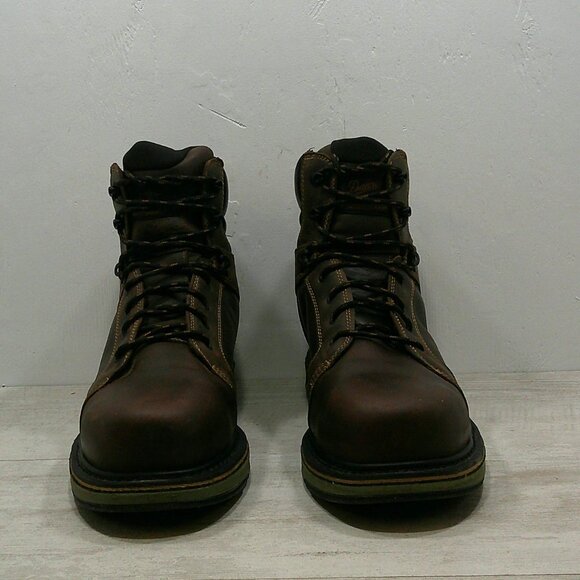 Danner Men's Leather Steel Yard Work Boots Waterproof- Steel Toe Size 13 - Picture 3 of 14